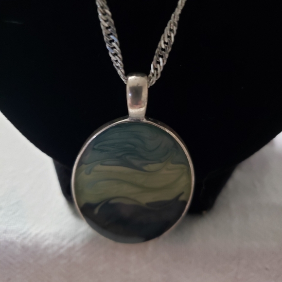 Beautiful Vintage Kenneth Cole Pendant Necklace and Bracelet Both 925 SP - Picture 3 of 10